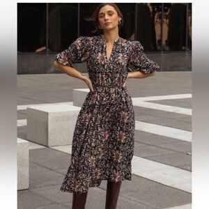 Mille Resort and Travel Celeste Dress Midnight Garden